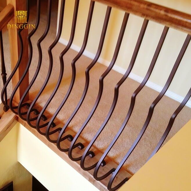 2 Wrought iron belly baluster