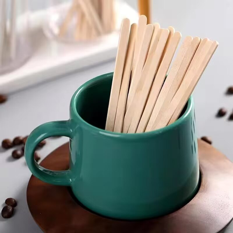 Paletta per caffè in legno di betulla
