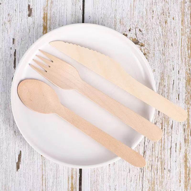 Couverts Manche En Bois