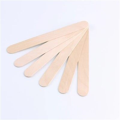 6-calowe drewniane szpatułki do języka
