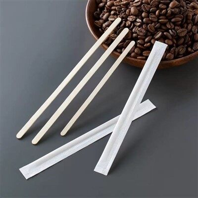 Agitador de café de papel