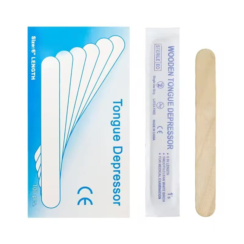 Дървен медицински език депресор