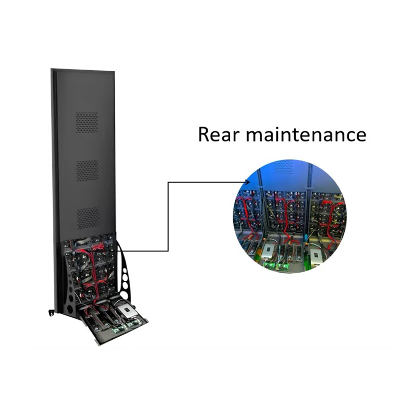 rear maintenance P2.0 Smart LED Poster Display