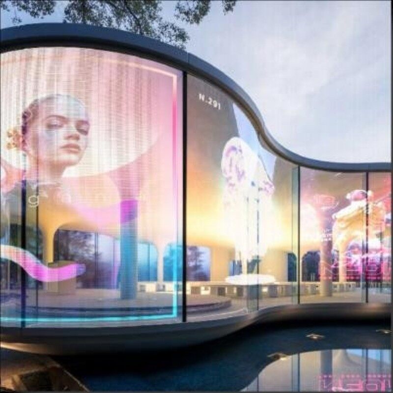 P10 Transparent Film Screen Application