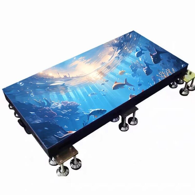 Floor Tile LED Screen display Cabinet