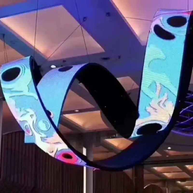 R1.86 Flexible Bendable LED display application