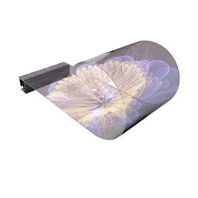 Écran ti film so ayeke transparent LED so ayeke flexible