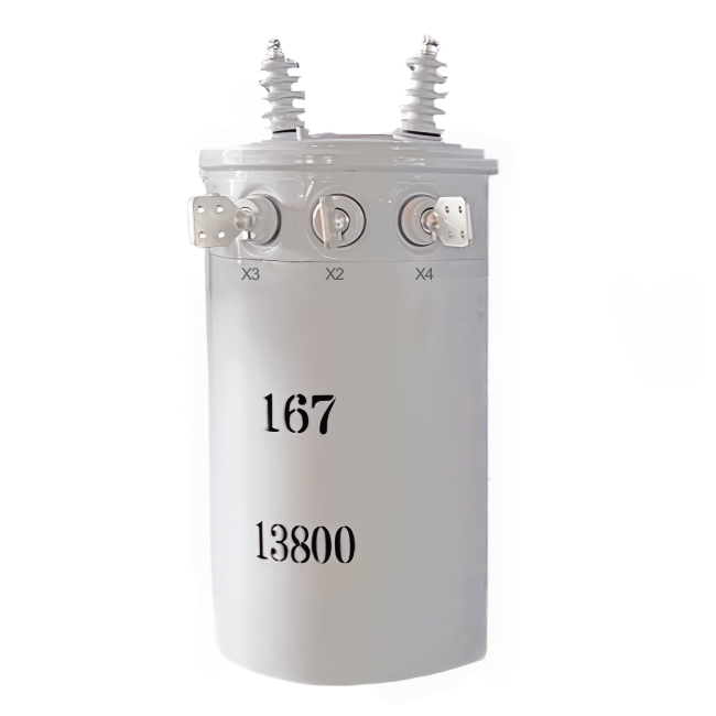 167 kVA Kutub fasa tunggal yang dipasang pengubah