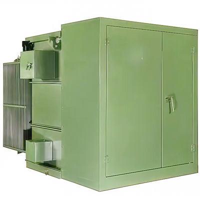 Трансформатори розподілу, встановлені на підкладці