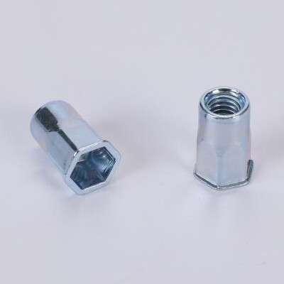 Reducir las tuercas de remache de acero del cuerpo medio hexadecimal de la cabeza