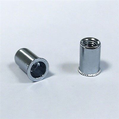 减少头部圆形钢铆钉螺母