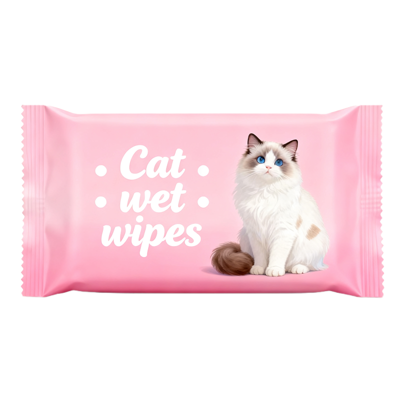 Kediler için Islak Mendil