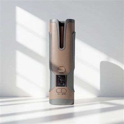 مكواة تجعيد صغيرة أرجوانية