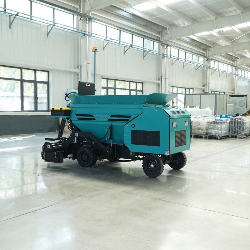 Finitrice gommata per asfalto