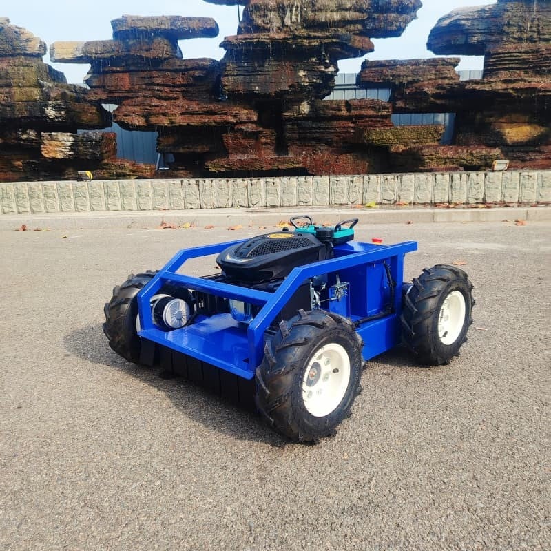 Wheeled Remote Controlled Lawn Mower factory