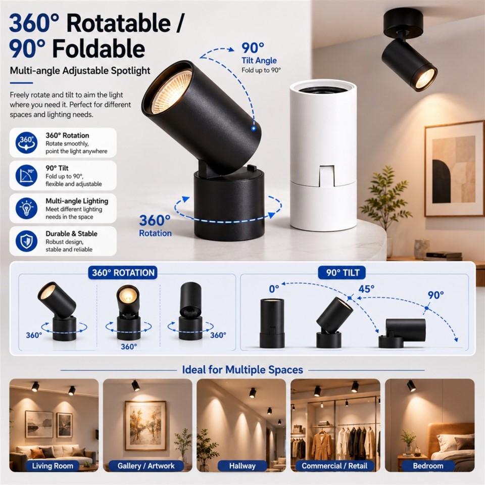 Surface Mounted Adjustable Spotlight suppliers