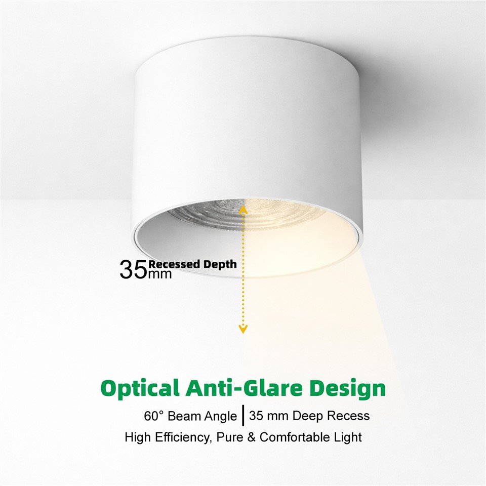 Surface Mounted Cylinder Downlight factory