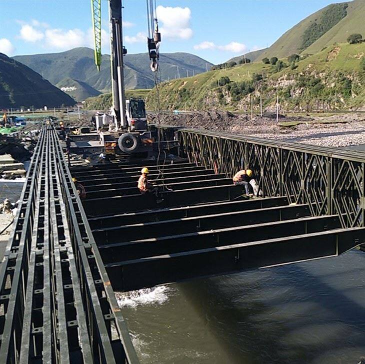 temporary steel bridge