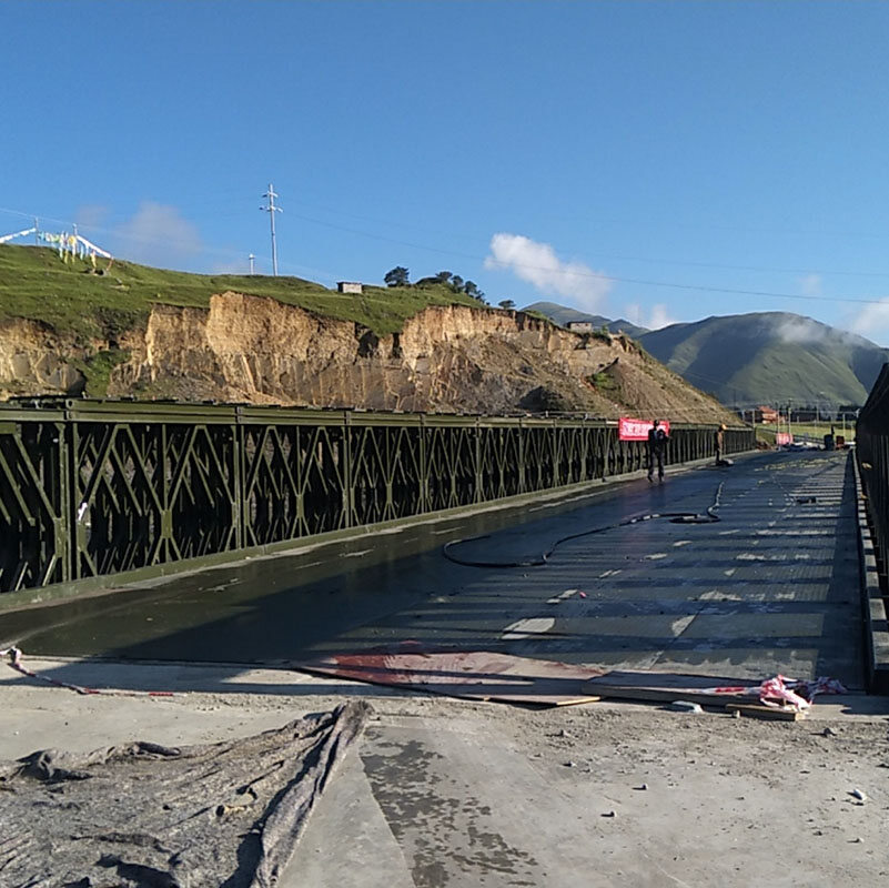 Compacte tijdelijke stalen brug van het type 200