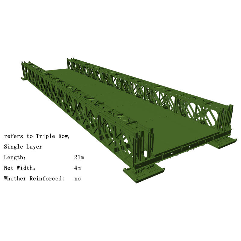 Ponte de treliça de aço pré-fabricada