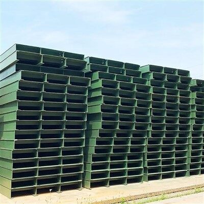 Plaque d'acier pour pont Bailey