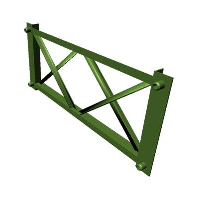 Cadre de support du pont Bailey