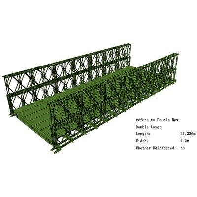 Draagbare bruggen over de rivierbrug