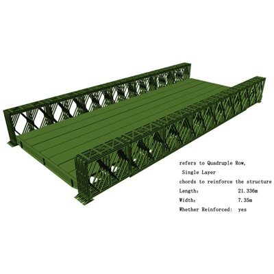 Quick-assemble Bailey Bridge