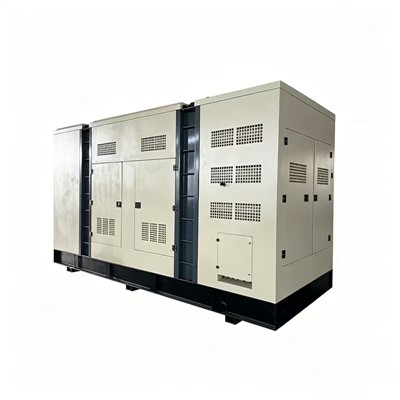발전소 침묵하는 디젤 발전기 100kva