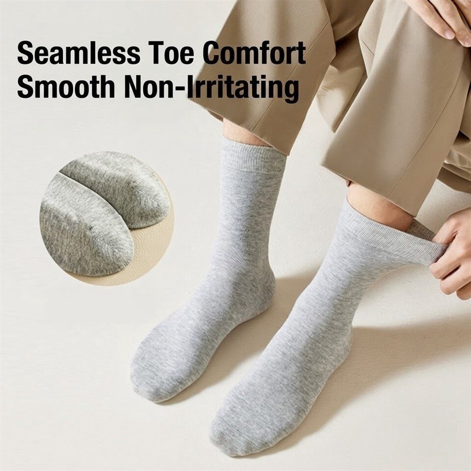 Men's Cotton Mid-calf Socks factory