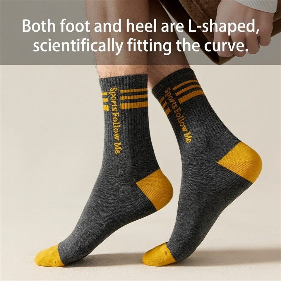 Men's Mid Calf Athletic Socks high quality