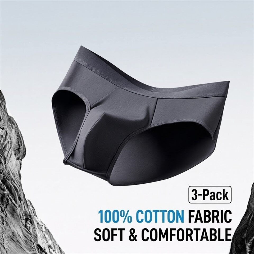 Men's Pure Cotton Briefs factory