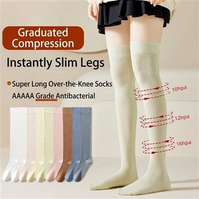 Calcetines hasta el muslo para mujer