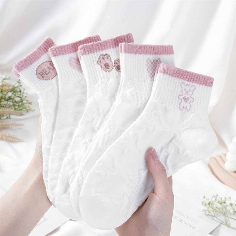 여성용 짧은 바지 양말