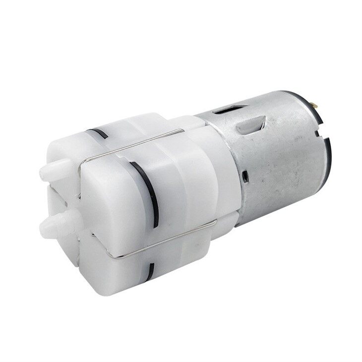 Compact DC air pump for beauty oxygen injectors