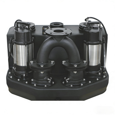 Ενσωματωμένες Ημιεξωτερικές Διπλές Αντλίες Σταθμού Ανύψωσης Λυμάτων