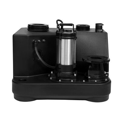 統合下水リフティングステーション半外部シングルポンプ