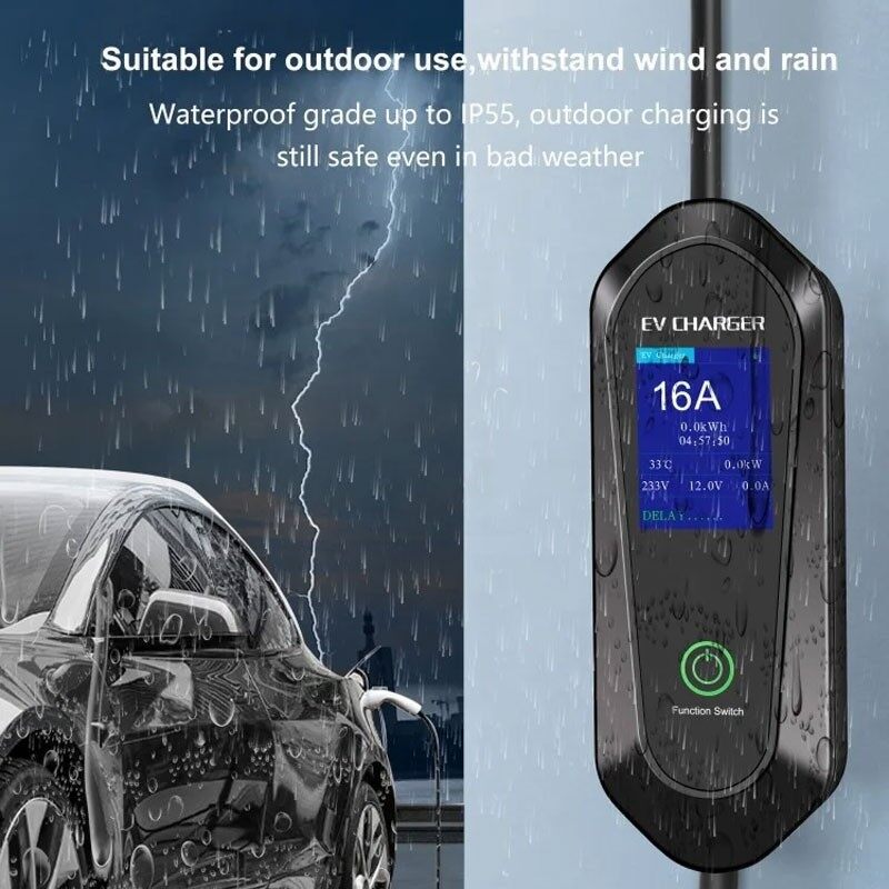 16A Portable Ev Car Charger factory
