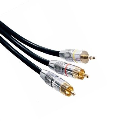 Cable de 3,5 mm a 2 RCA