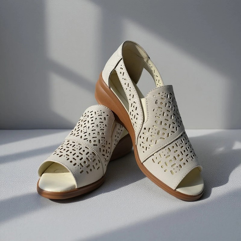 Peep Toe Sling Back-sandalen