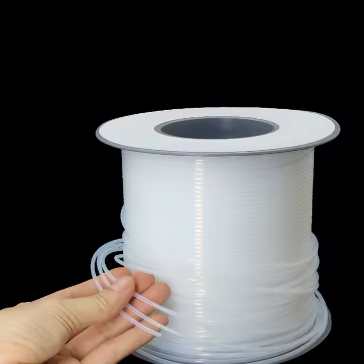 Tub flexible de PTFE transparent 1 mm ID X 2 mm OD