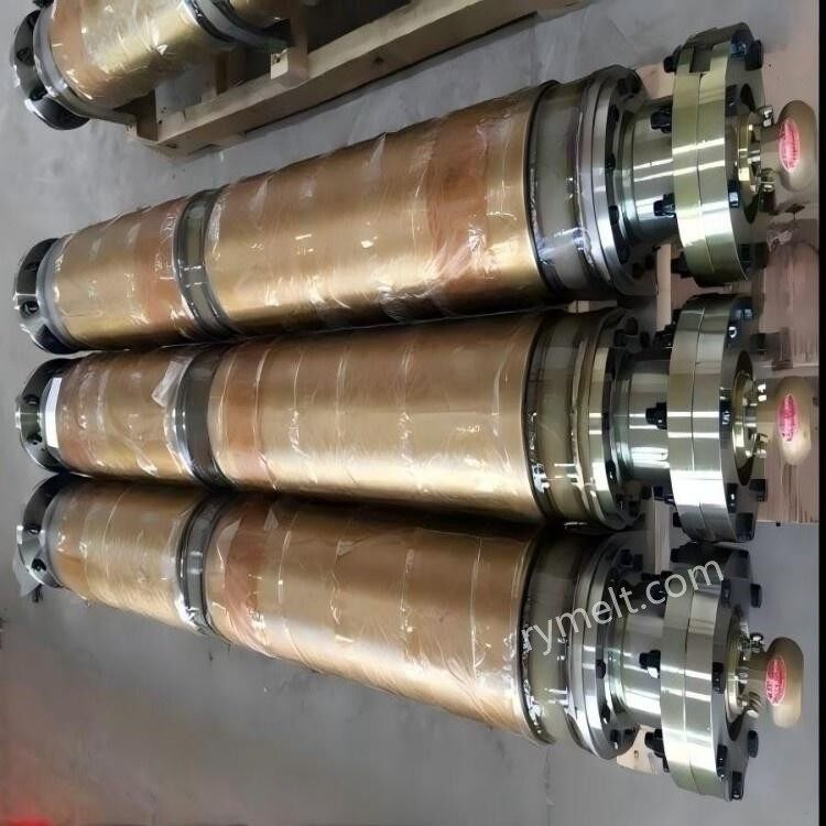 Surfacing welding roller for slab ccm