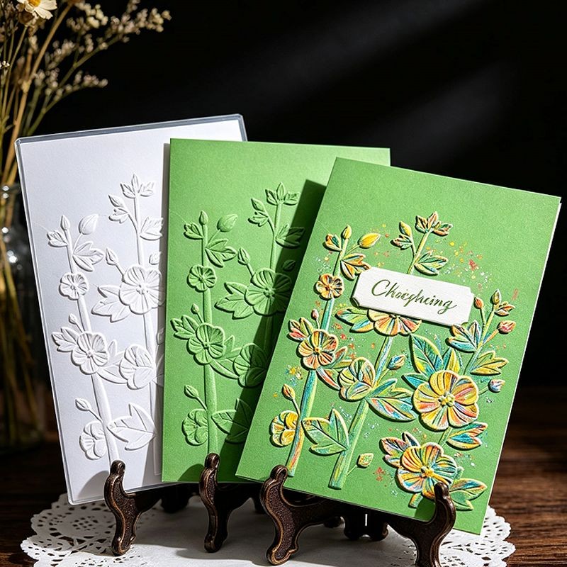 Country Floral Embossing Folder high quality