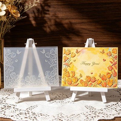 Country Floral 3d Embossing Folder