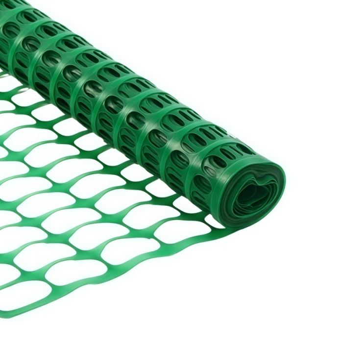 Flexible Green Plastic Temporary Construction Site Barrier Net