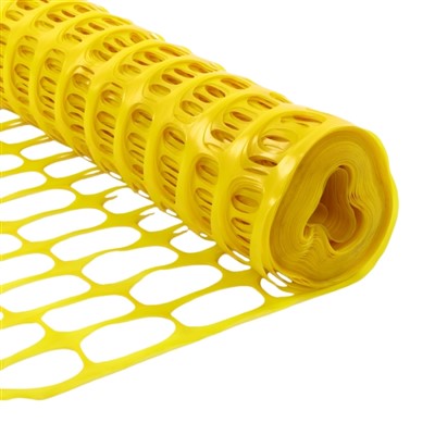 Yellow Plastic Construction Fencing Roll