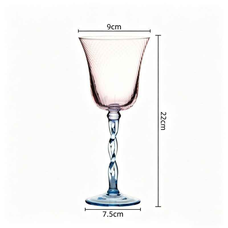 Blue And White Wine Glasses factory
