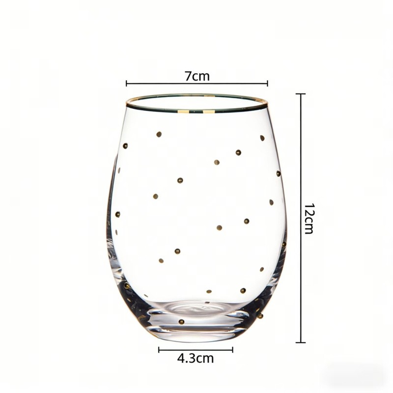 Bubble Glass Stemless Wine Glasses factory