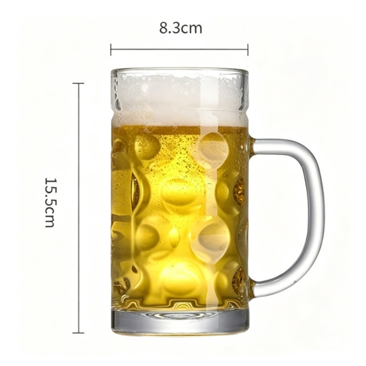 Dimple Pint Glass With Handle suppliers