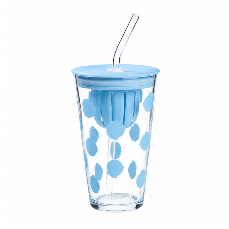 Polka Dot Tumbler With Straw best